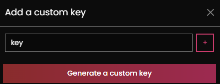 Create admin code