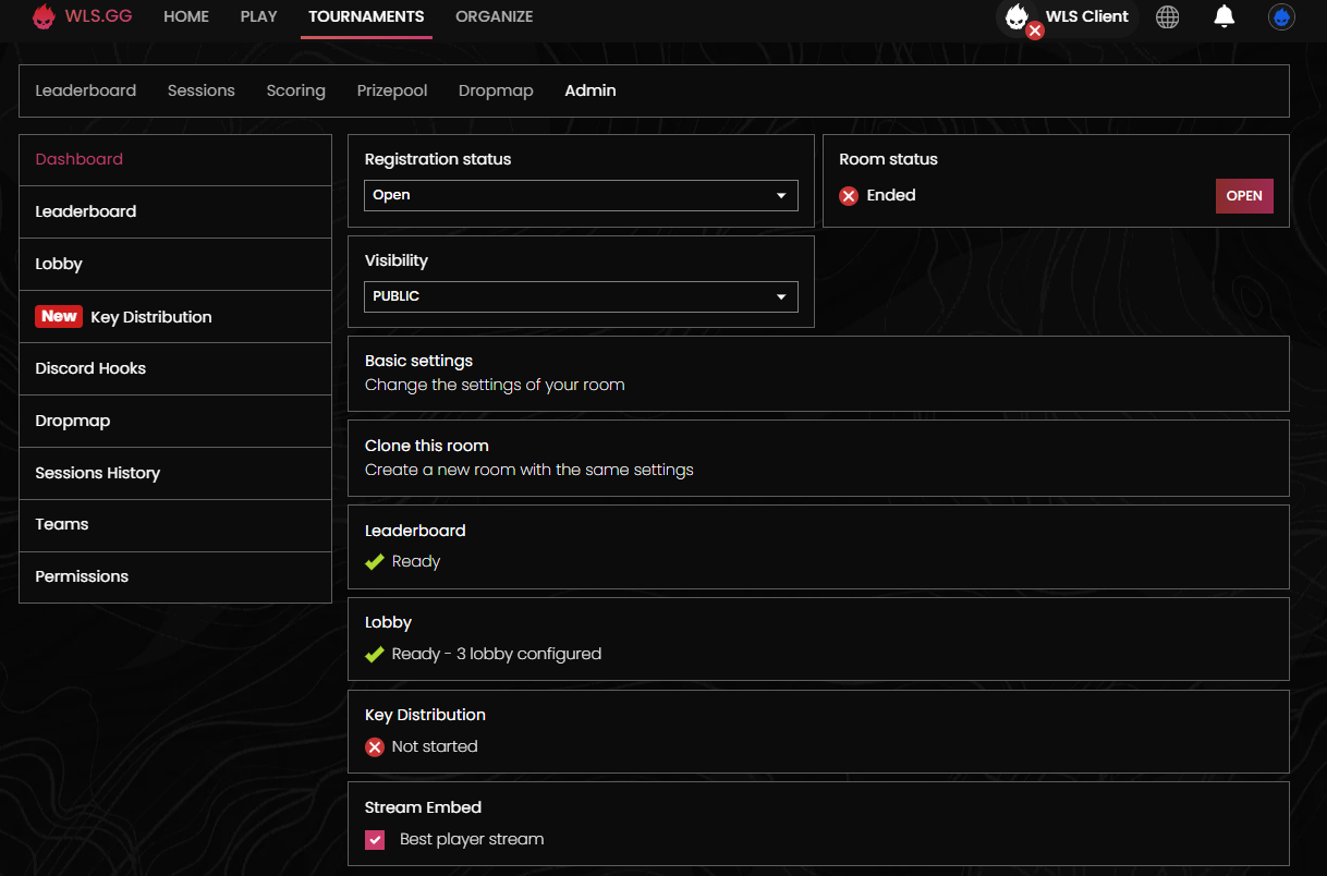 Admin Dashboard